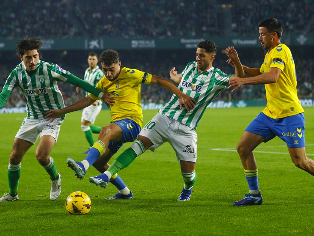 Kết quả Las Palmas và Real Betis Hòa 2-2 trong Trận Đấu Nảy Lửa