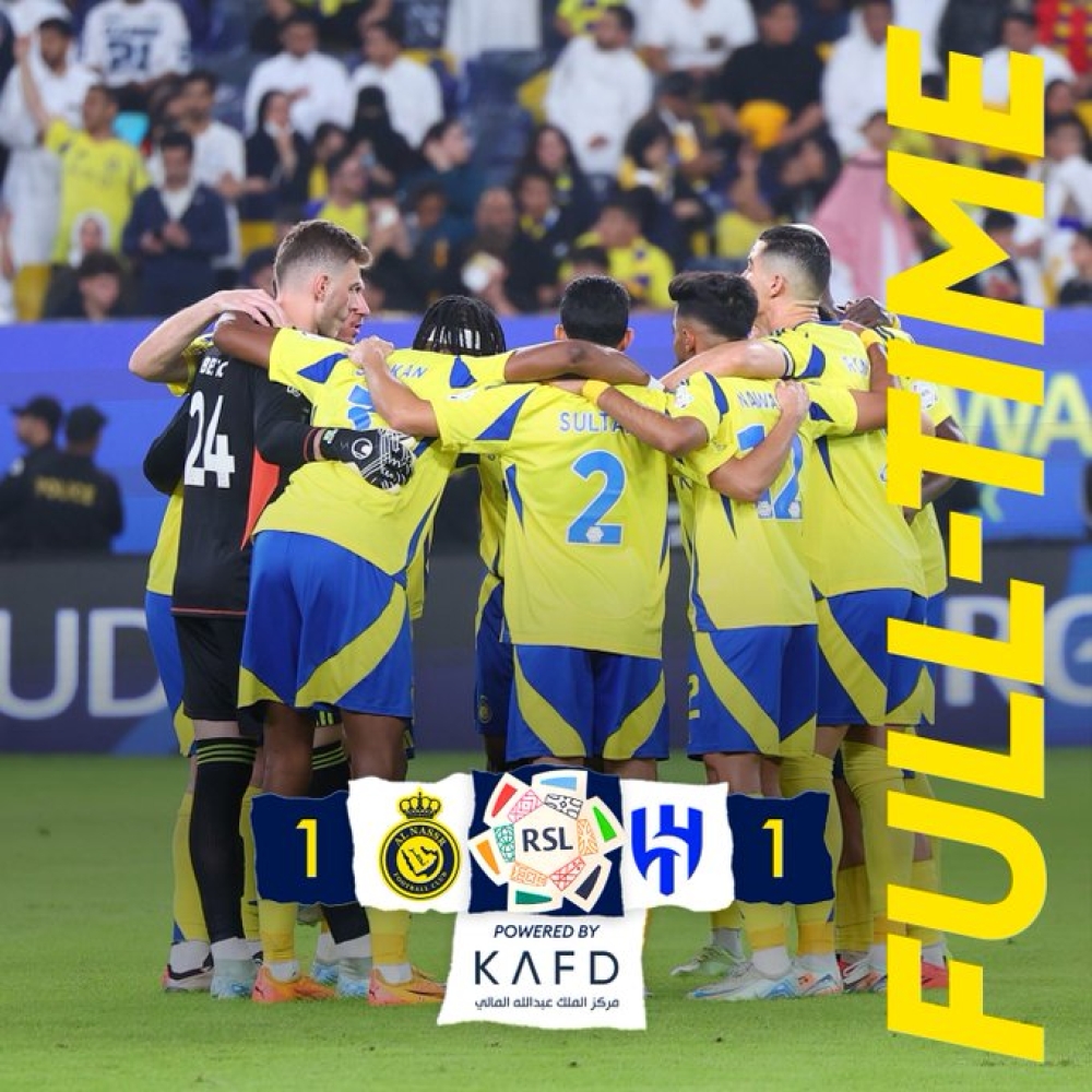 Kết quả Al Nassr 1-1 Al Hilal: Chia điểm đáng tiếc